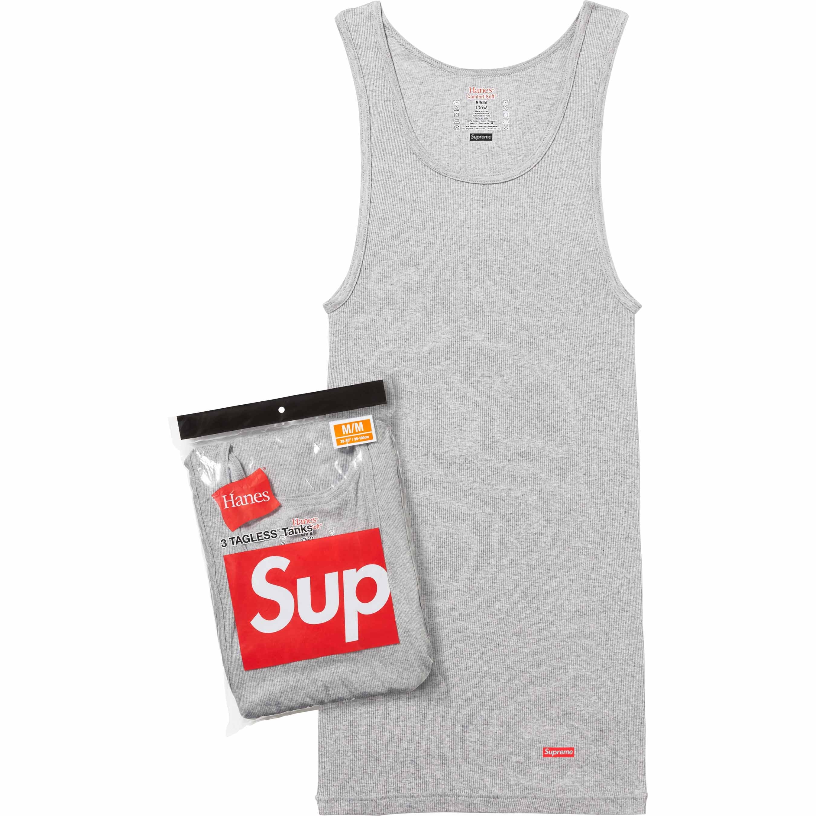 Supreme®/Hanes® Tagless Tank Tops (3 Pack) view 3